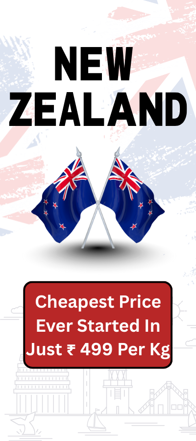 Courier Charges  For New Zealand From 